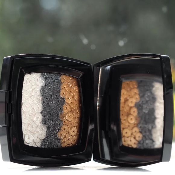 Limited Edition Chanel Lumiere D’artifices iridescent powder eyes cheeks Sequin - Picture 2 of 7